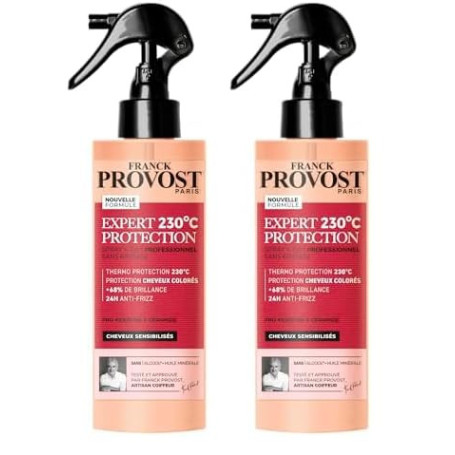 Franck Provost F. Provost Soin 4-en-1 sans Rinçage Professionnel Expert Protection 230°C 190 ml (Lot de 2)