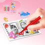 ASTGMI Appareil Photo Enfant, Appareil Photo Instantané 2.4" Écran avec Papier d'impression et Carte 32GB, Mode Video et Selfie,