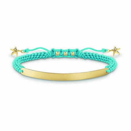 Bracelet Femme Thomas Sabo LBA0060-848-1 Bleu Argent Doré 78,99 €