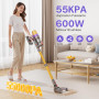 Aodebiao V16 Aspirateur Balai sans Fil 55Kpa/600W/80Mins, Aspirateur sans Fil Puissant, Écrans Tactiles LED, Mode Automatique, B