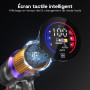 Aodebiao V16 Aspirateur Balai sans Fil 55Kpa/600W/80Mins, Aspirateur sans Fil Puissant, Écrans Tactiles LED, Mode Automatique, B