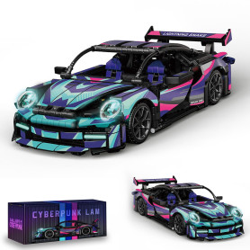 Technik Voiture Sport Blocs Ensemble, 1114 Pièces Course Construction Jeu de Maquettes, 1:14 Ensemble de Construction de Voiture