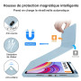 WAVATA Clavier pour Redmi Pad Pro 12.1"/Xiaomi Poco Pad 2024, Étui Clavier pour Xiaomi Redmi Pad Pro Magnétique Bluetooth Amovib
