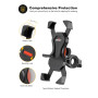 Grefay Support Téléphone Vélo Moto Porte Telephone Velo Universel Support Telephone Trotinette Electrique, Scooter, VTT avec 360