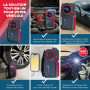 ZENOVIUM Booster Batterie Voiture avec gonfleur 2500A–18000mA–Marque française–Chargeur Batterie Voiture 12V-Démarreur Puissant 