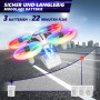 Mini Drone avec Caméra 1080P HD, Drone avec Lumières Colorées pour Enfant, Quadricoptère Hélicoptère RC avec 3 Batteries 21 Mins