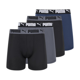 PUMA 4 Pack Active Stretch Boxer Briefs Boxeur ajusté Homme