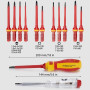 13 Pièces Set Tournevis Tournevis Electricien, Isolation VDE Outils Electricien Tournevis Testeur, Magnétique Outillage Electric