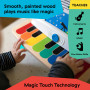 Baby Einstein, Hape Magic Touch, jouet musical en bois, 3 partitions et 6 chansons incluses, à partir de 12 mois