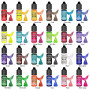 FansArriche Colorant Resine Epoxy - 24 Couleurs × 10 ml Pigment Resine Epoxy AB, Translucide Hautement Concentré Pigment Liquide