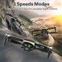 Drone avec 4K Caméra 1080pTélécommande par Écran,Lumière LED RVB FPV Quadricoptère pour Adultes Débutants,Mode Sans Tête Positio