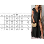 QUNERY Robe Longue Femme Ete Robe de Plage Manches Courtes Robe D'été Casual col en V Taille Haute Robe Cocktail Demoiselle d'ho