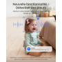 Reolink 3K 5MP Caméra Surveillance WiFi Intérieure 360° PT, Suivi Automatique, Détéction de Personne/Animal/Pleurs de Bébé, Wi-F