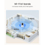 Reolink 3K 5MP Caméra Surveillance WiFi Intérieure 360° PT, Suivi Automatique, Détéction de Personne/Animal/Pleurs de Bébé, Wi-F