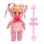 Cry Babies Disney Angel Poupée bébé en Peluche Poupée bébé en Peluche habillée inspirée d’Angel, l’Amie de Stitch de Disney, Qui