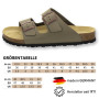 AFS-Schuhe 3100 Mules confortables en cuir pour homme, chaussures pour la maison et le travail, fabriquées en Allemagne