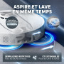 Rowenta X-PLORER Serie 580 Max, Robot aspirateur Laveur, Auto-Nettoyage et séchage des serpillières, Collecte Auto de la poussiè