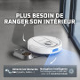 Rowenta X-PLORER Serie 580 Max, Robot aspirateur Laveur, Auto-Nettoyage et séchage des serpillières, Collecte Auto de la poussiè