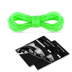 AMZfishing Tuyau fluorescent de 1 m ou 3 m | Pêche en mer | Accessoires de Norvège | Tuyau lumineux pour la pêche | Accessoires 