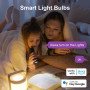 ANTELA Ampoule Connectée WiFi E27 LED RGB+CCT 2700K-6500K, Compatible Avec Alexa/Google Home, Ampoule Intelligente, 8PCS