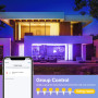 ANTELA Ampoule Connectée WiFi E27 LED RGB+CCT 2700K-6500K, Compatible Avec Alexa/Google Home, Ampoule Intelligente, 8PCS