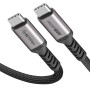 SUMPK Câble USB C à USB C court de 50 cm 2 paquets, 3.1 Gen 2 10 Gbps 100W 4K USB C câble de charge rapide pour la transmission 