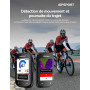 iGPSPORT BSC200S Compteur Velo sans Fil, 2.4” Étanche Compteur Velo GPS, Navigation Routière Détection de Mouvement