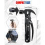 BIBURY Cadeau Homme, 12 en 1 Outil Multifonction, Cadeau Fete des Peres, Camping Gadget Insolite Utile, Cadeau Anniversaire Papa