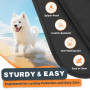 Looxmeer Protection Coffre Voiture Chien Universelle, Couverture Chien Auto Imperméable et Antidérapant, Protection Latérale pou