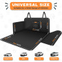 Looxmeer Protection Coffre Voiture Chien Universelle, Couverture Chien Auto Imperméable et Antidérapant, Protection Latérale pou