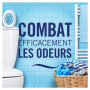 Febreze Petit Coin, Désodorisant WC En Continu (7.5ml x5), Parfum Pureté de Coton, Combat Les Odeurs en Continu, Fraîcheur Jusqu