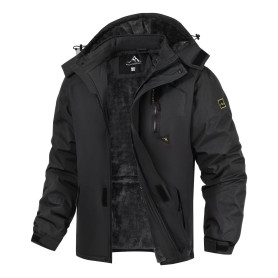PrimeCrest Veste Homme Imperméable Manteaux avec Capuche Amovible