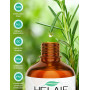 HELAIF Huile Essentielle de Romarin 118 ml, Pour Peau, Visage, Cheveux et Ongles,Aromathérapie, Diffuseur, Massage, Fabrication 