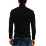 Toocool Pull à Col Roulé pour Homme - Chaud, Coupe Slim, Doublure Polaire en Peluche, Coton pour Les Activités de Plein Air LO-A