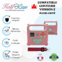 Housse de Protection Kalycase Compatible Enceinte Merlin V2- Coque Silicone Boite a Histoire - 5 Couleurs (Dark Pink)
