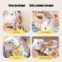 MSLSOZ 1 écharpe pour chat pour couper les griffes, sac de toilettage pour chat, écharpe pour chat pour couper les ongles, auto-