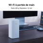 CPE 5s 5G, H153, SIM de routeur 5G,Wi-FI 6 AX3000, DL 3 600 Mbit/s/UL 500 Mbit/s, Antenne à Gain élevé 9 dBi, Port LAN/WAN, Diag