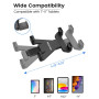 OHLPRO Support Mural pour Tablette 7-11″ – Support iPad Pivotant 360° à Double Rotule, Bras Long, Fixation Murale par Vis, Idéal