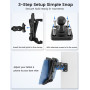 OHLPRO Support Mural pour Tablette 7-11″ – Support iPad Pivotant 360° à Double Rotule, Bras Long, Fixation Murale par Vis, Idéal
