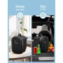 Mini Frigo de Chambre 5L, USB/AC/DC Brancher, Pour Voiture 12V 240V pour Camping, Petit Skincare Réfrigérateur Comestique Silenc