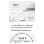 TP-Link Deco Routeur WiFi 7 Mesh BE3600 Bi-Bande, Port Ethernet 2,5G, Couverture de 490㎡, Itinérance IA Transparente, Connectez 