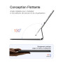 Inateck Housse Clavier magnétique pour iPad Air 11" M3/M2 (2024-2025), Air 5e/4e gen 10,9", Pro 11" (1re-4e gen) : Support Canti