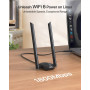 BrosTrend AX1800 WiFi 6 Clé USB WiFi Linux Puissante pour Ubuntu, Mint, Debian, Kubuntu, Mate, Zorin, PureOS, Windows 11/10 Bi-B