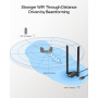 BrosTrend AX1800 WiFi 6 Clé USB WiFi Linux Puissante pour Ubuntu, Mint, Debian, Kubuntu, Mate, Zorin, PureOS, Windows 11/10 Bi-B