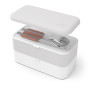 MB Slim Box - Trio couteau - Rosa Moka - Les couverts lunch box adaptés aux bentos MB Original et MB Square - Couverts nomades i