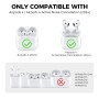 AhaStyle Coque AirPods 4 (2024) avec Kit Nettoyage Silicone Étui Protection pour AirPods 4ème Génération Anti-Rayures Housse pou