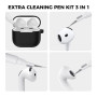 AhaStyle Coque AirPods 4 (2024) avec Kit Nettoyage Silicone Étui Protection pour AirPods 4ème Génération Anti-Rayures Housse pou