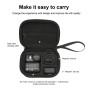 Lemxiee Pochette Housse pour DJI Osmo Nano Coque + [2 Pièces] Protecteur d'écran Verre Trempé pour DJI Osmo Nano Accessoire