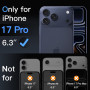 JETech Protection D'écran pour iPhone 17 Pro 6,3 Pouces avec Protecteur d'Objectif Caméra, Outil d'Installation Facile, un Film 