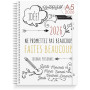 Burde Doodle A5 2026, Agenda A5 à Spirales – Organiseur Compact & Élégant, Planning Scolaire & Professionnel Daté, Journal Hebdo